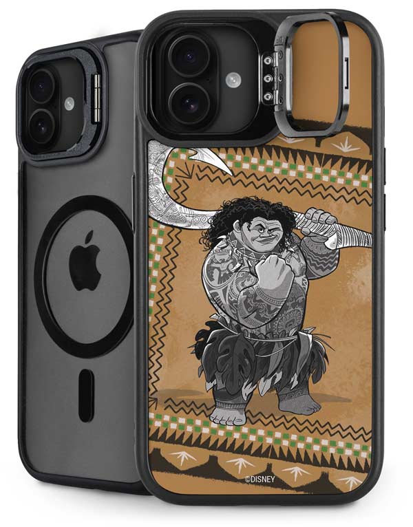 Disney Princess Moana Maui Portrait iPhone 16 Kickstand Case