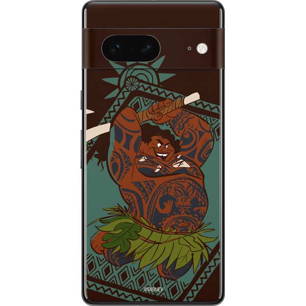 Disney Princess Moana Maui Ready To Fight Pixel Skins
