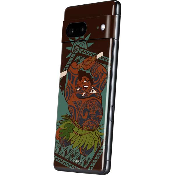 Disney Princess Moana Maui Ready To Fight Pixel Skins