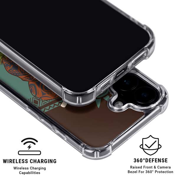 Disney Princess Moana Maui Ready To Fight iPhone 16 Plus MagSafe Case