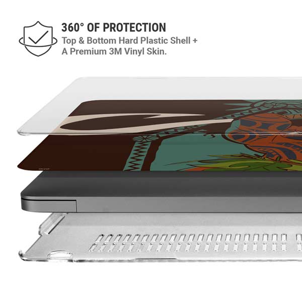 Disney Princess Moana Maui Ready To Fight MacBook Pro 14in (2021-24) Case plus Skin