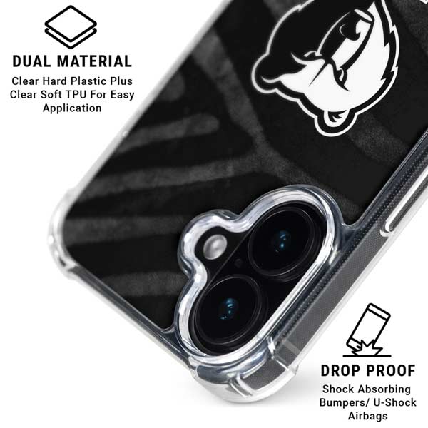 NBA Memphis Grizzlies Black Animal Print iPhone 17 MagSafe Case