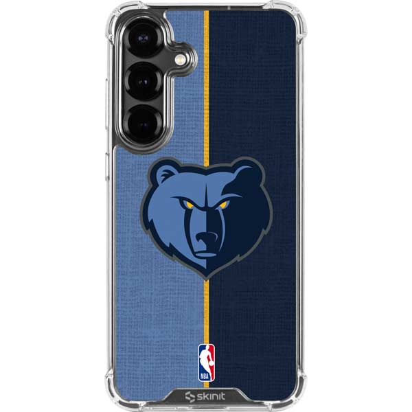 NBA Memphis Grizzlies Canvas Galaxy S26 Clear Case