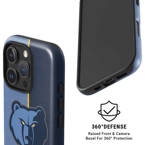 NBA Memphis Grizzlies Canvas iPhone 16 Pro Max Magsafe Impact Case
