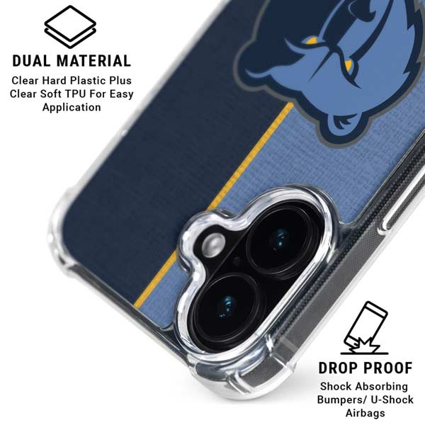 NBA Memphis Grizzlies Canvas iPhone 17 MagSafe Case
