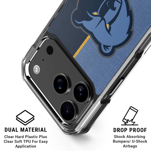 NBA Memphis Grizzlies Canvas iPhone 17 Pro MagSafe Case