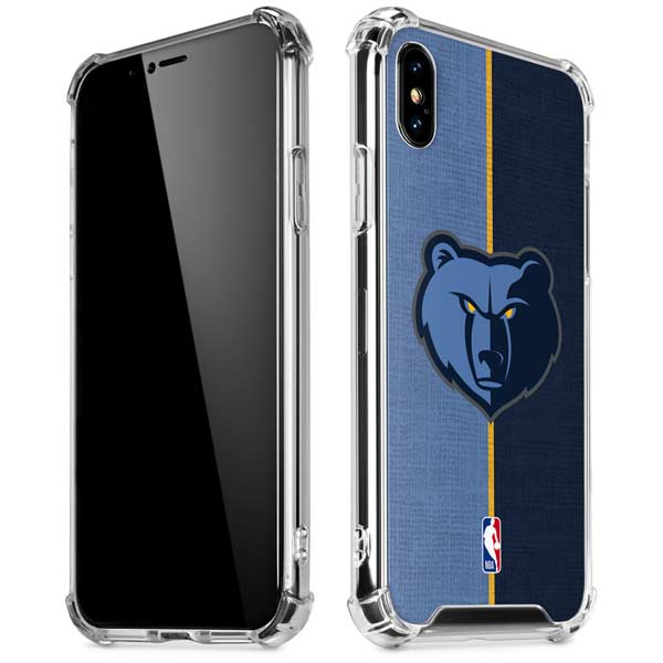 NBA Memphis Grizzlies Canvas iPhone X/XS Clear Case