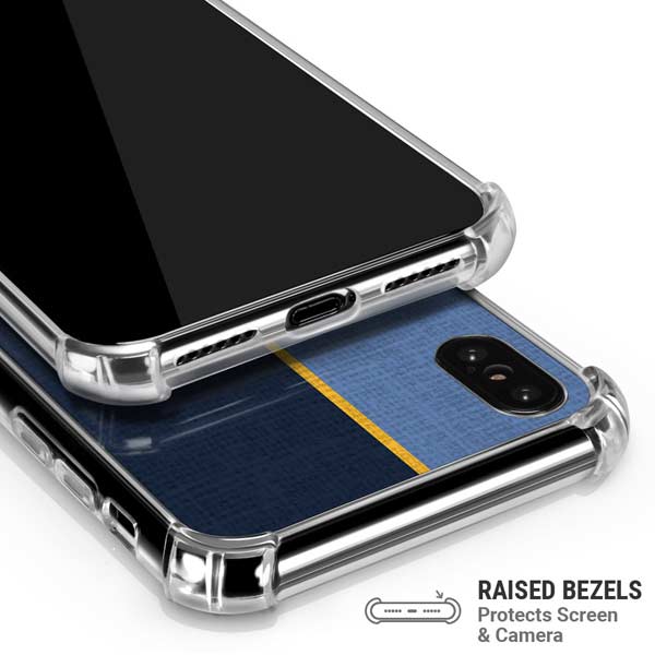 NBA Memphis Grizzlies Canvas iPhone X/XS Clear Case