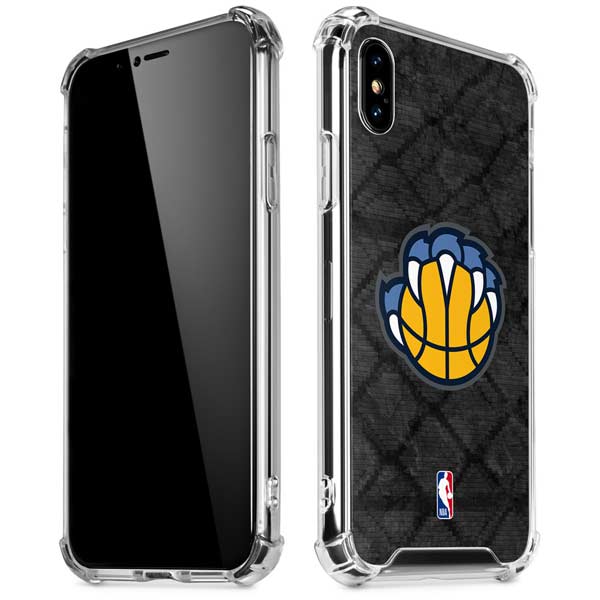 NBA Memphis Grizzlies Dark Rust iPhone X/XS Clear Case