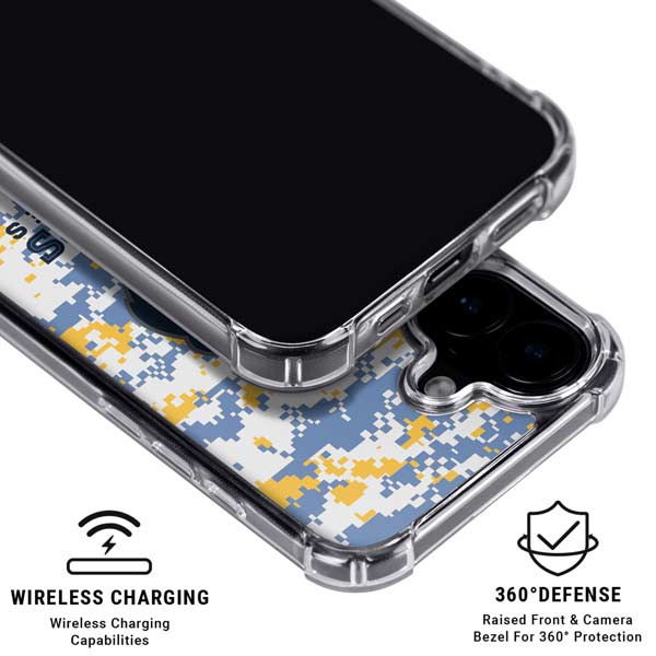 NBA Memphis Grizzlies Digi Camo iPhone 17 Clear Case