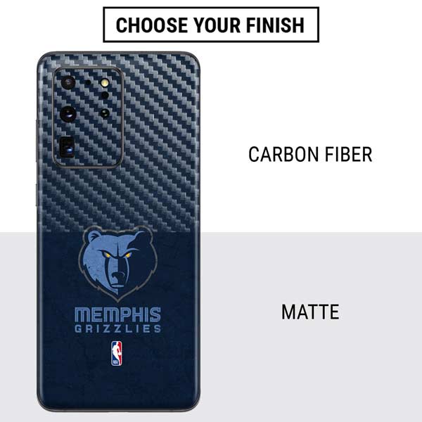 NBA Memphis Grizzlies Distressed Galaxy S20 Ultra 5G Skin