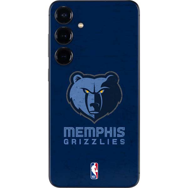 NBA Memphis Grizzlies Distressed Galaxy S25 Plus Skin