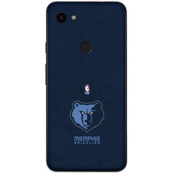NBA Memphis Grizzlies Distressed Google Pixel 3a Skin