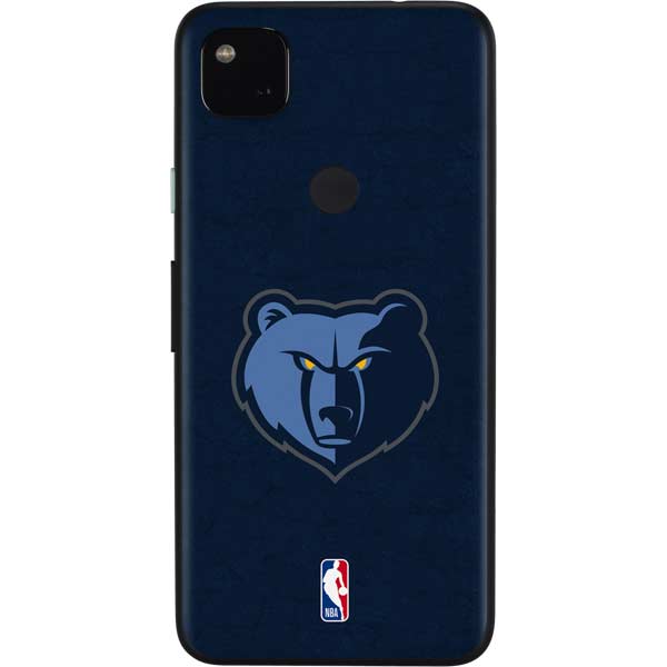 NBA Memphis Grizzlies Distressed Google Pixel 4a Skin