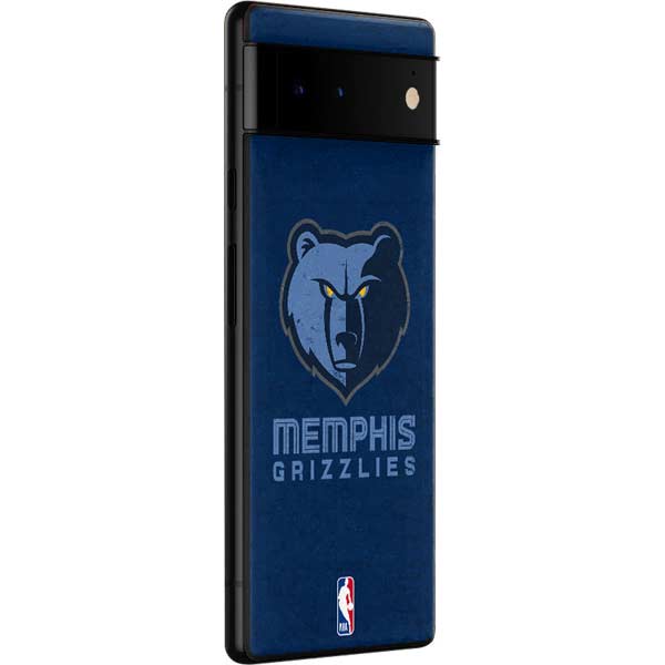 NBA Memphis Grizzlies Distressed Google Pixel 6 Pro Skin