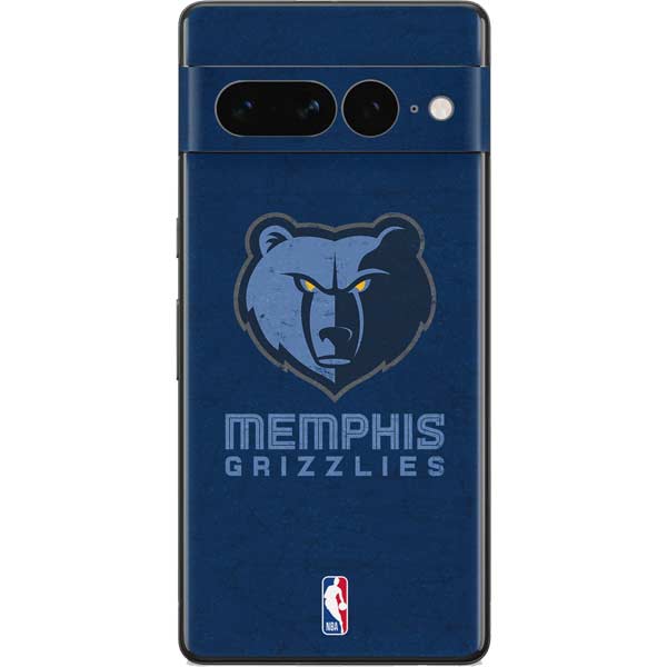 NBA Memphis Grizzlies Distressed Google Pixel 7 Pro Skin