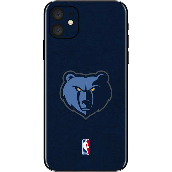 NBA Memphis Grizzlies Distressed iPhone 11 Skin