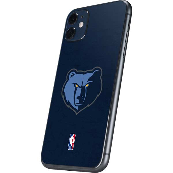 NBA Memphis Grizzlies Distressed iPhone 11 Skin