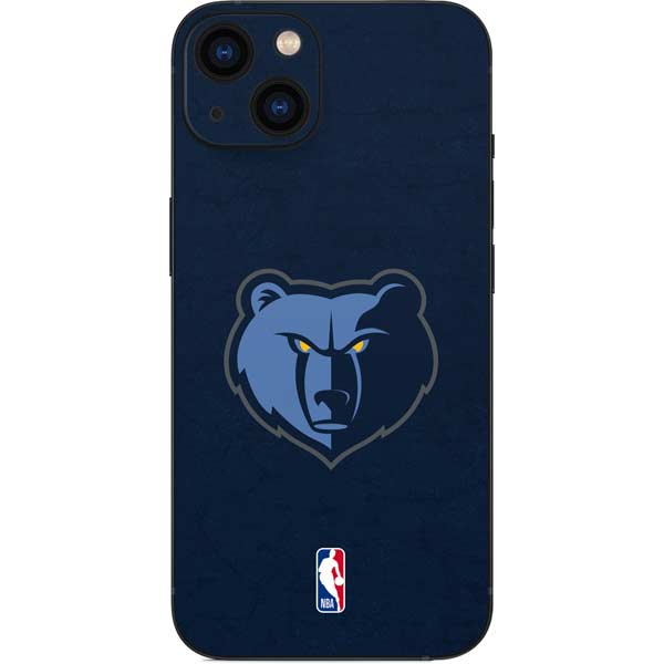 NBA Memphis Grizzlies Distressed iPhone 14 Plus Skin