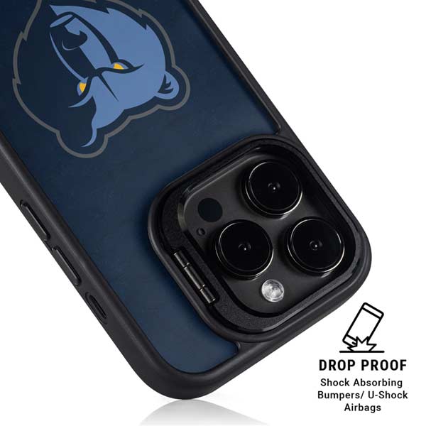 NBA Memphis Grizzlies Distressed iPhone 14 Pro Kickstand Case