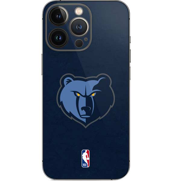NBA Memphis Grizzlies Distressed iPhone 15 Pro Skin