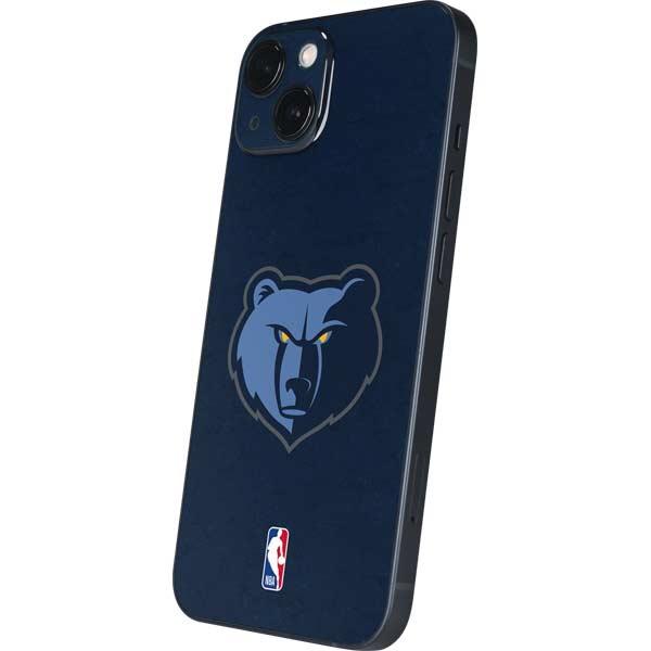 NBA Memphis Grizzlies Distressed iPhone 15 Skin