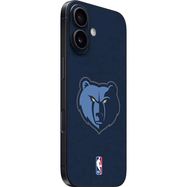 NBA Memphis Grizzlies Distressed iPhone 16 Plus Skin