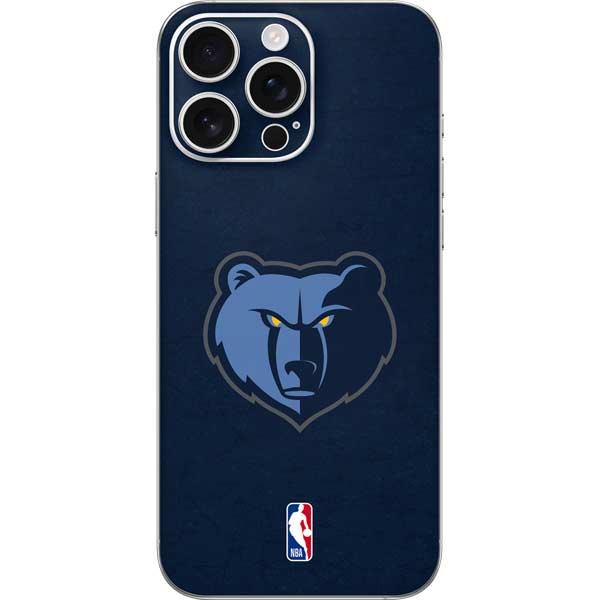 NBA Memphis Grizzlies Distressed iPhone 16 Pro Max Skin