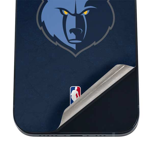 NBA Memphis Grizzlies Distressed iPhone 16 Skin
