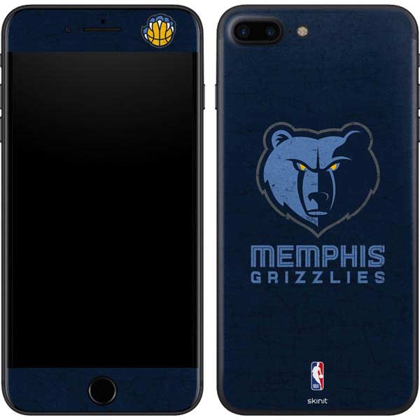 NBA Memphis Grizzlies Distressed iPhone 8 Plus Skin