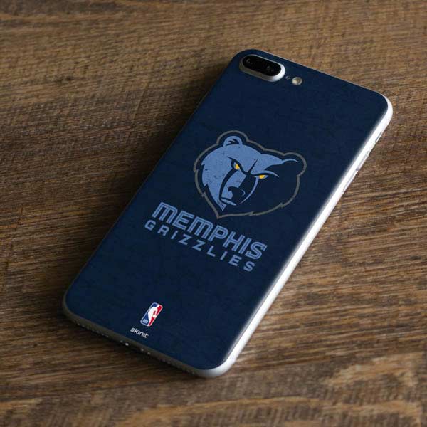 NBA Memphis Grizzlies Distressed iPhone 8 Plus Skin