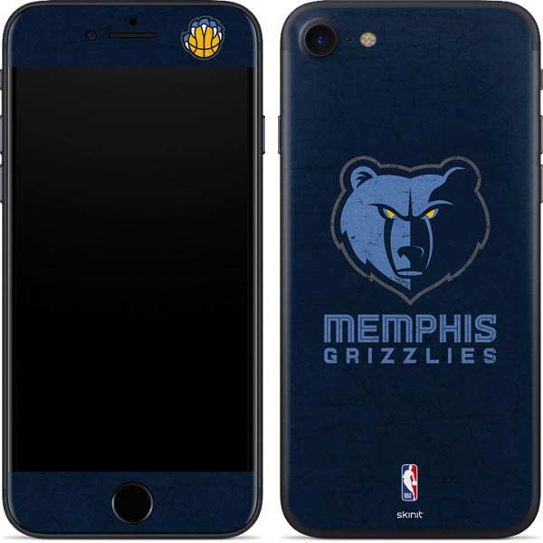 NBA Memphis Grizzlies Distressed iPhone SE (2nd & 3rd Gen) Skin