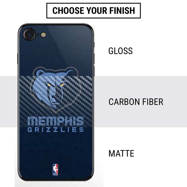NBA Memphis Grizzlies Distressed iPhone SE (2nd & 3rd Gen) Skin