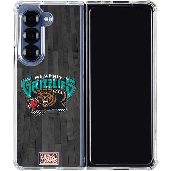 NBA Memphis Grizzlies Hardwood Classics Galaxy Z Fold7 Clear Case