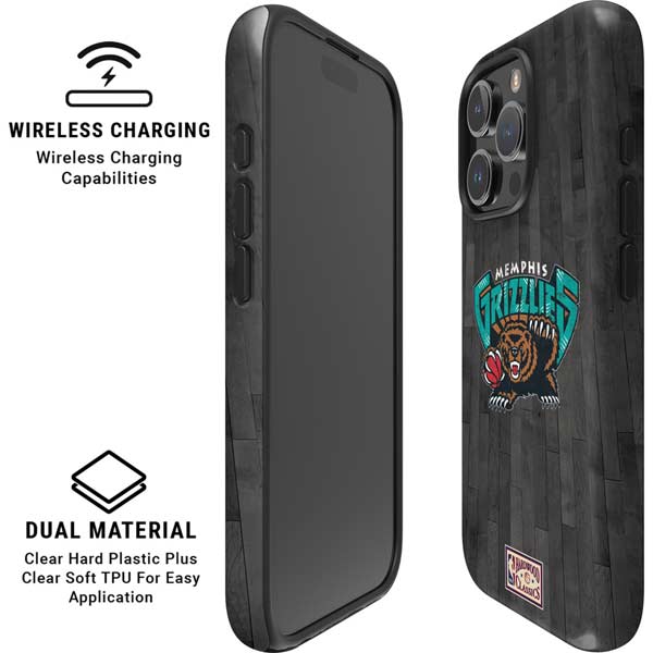 NBA Memphis Grizzlies Hardwood Classics iPhone 16 Pro Magsafe Impact Case