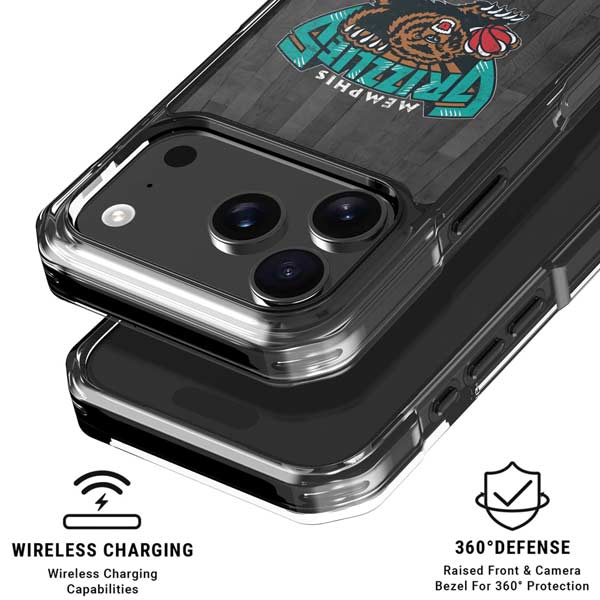 NBA Memphis Grizzlies Hardwood Classics iPhone 17 Pro Clear Case
