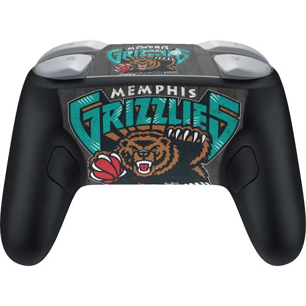 NBA Memphis Grizzlies Hardwood Classics Nintendo Switch 2 (2025) Pro Controller Skin
