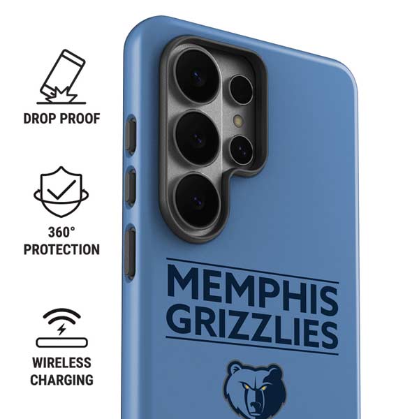 NBA Memphis Grizzlies Standard - Light Blue Galaxy S26 Ultra Impact Case