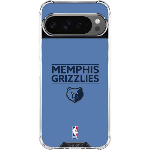NBA Memphis Grizzlies Standard - Light Blue Google Pixel 10 Pro Clear Case