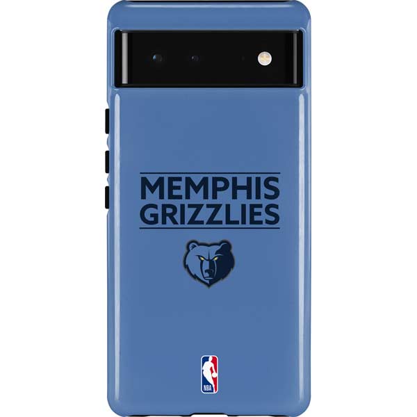 NBA Memphis Grizzlies Standard - Light Blue Pixel Cases