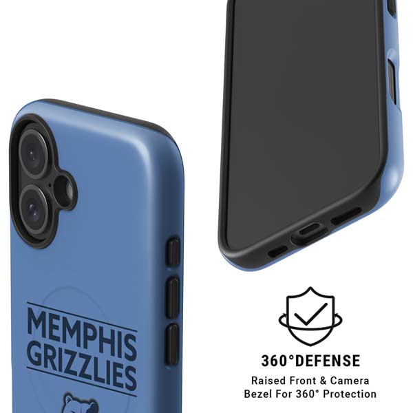 NBA Memphis Grizzlies Standard - Light Blue iPhone 16 Plus Magsafe Impact Case
