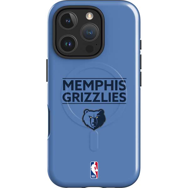 NBA Memphis Grizzlies Standard - Light Blue iPhone 16 Pro Max Magsafe Impact Case