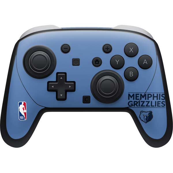 NBA Memphis Grizzlies Standard - Light Blue Nintendo Skins