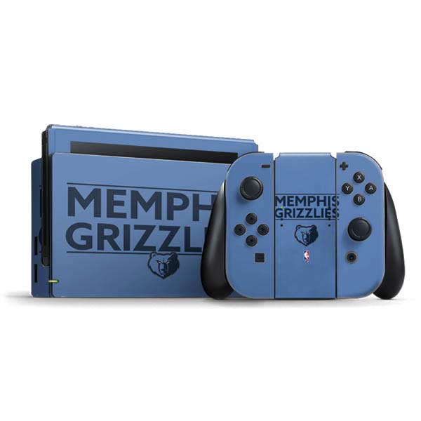 NBA Memphis Grizzlies Standard - Light Blue Nintendo Skins