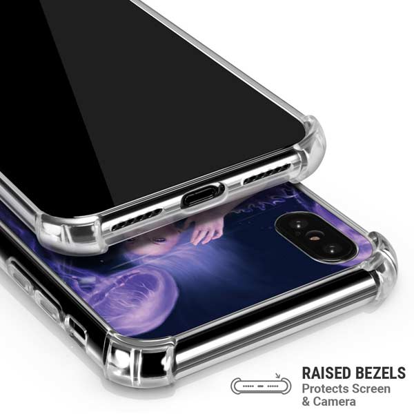 Mermaid and Jellyfish by Rachel Anderson iPhone X/XS Clear Case