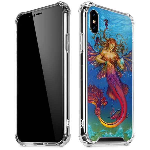 Mermaid Water Fairy by Ed Beard Jr iPhone X/XS Clear Case
