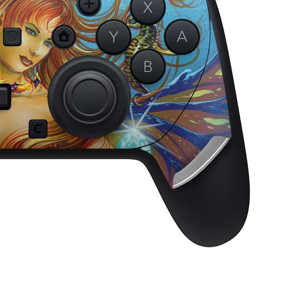 Mermaid Water Fairy by Ed Beard Jr Nintendo Switch 2 (2025) Pro Controller Skin
