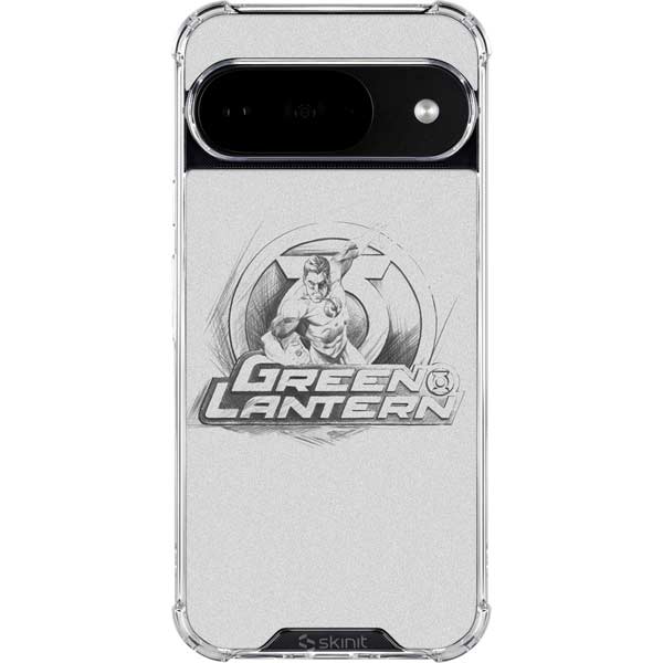 DC Comics Green Lantern Sketch Art Action Pose Google Pixel 10 Clear Case