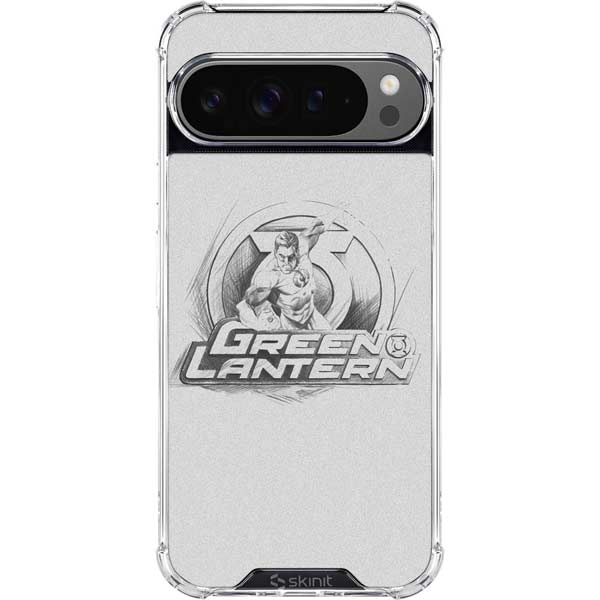 DC Comics Green Lantern Sketch Art Action Pose Google Pixel 10 Pro Clear Case
