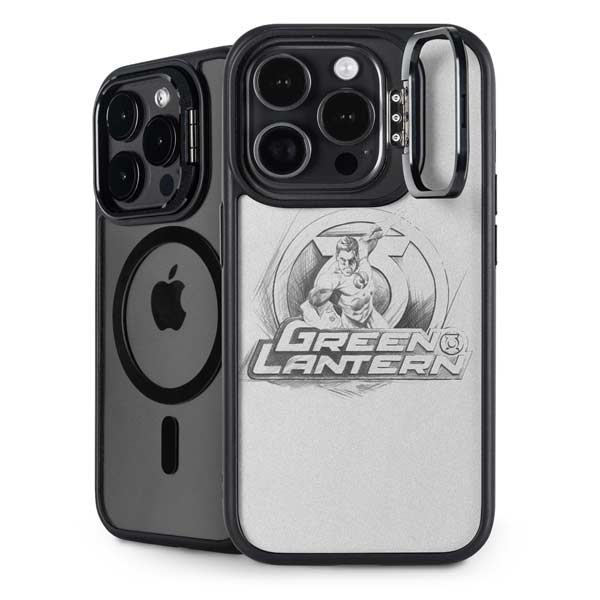 DC Comics Green Lantern Sketch Art Action Pose iPhone 14 Pro Max Kickstand Case